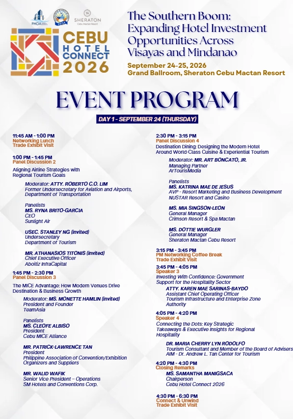 Program Schedule Part 2